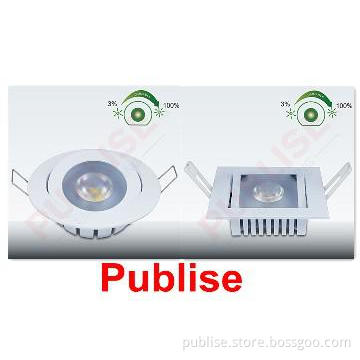 Round/Square Recessed Downlights 8/10W CREE MKR/XTE Dimmabl